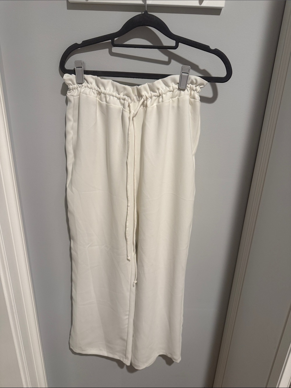 Generation Love Cream Wide-Leg Drawstring Pants